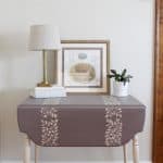 Chalk Painted Drop Leaf Table Makeover