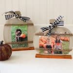 DIY Dollar Tree Pumpkin Picture Frames