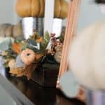 A Pumpkin Filled Fall Mantel