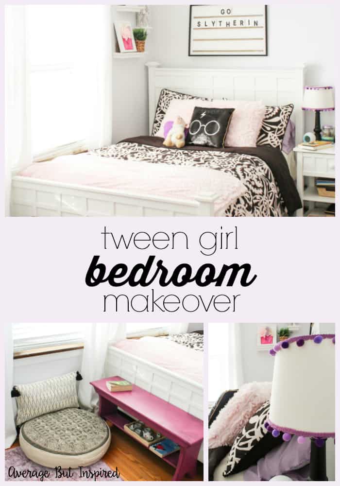 Tween Girls Bedroom Makeover (and Tips For Creating a Space That Grows With  your Child) - Average But Inspired