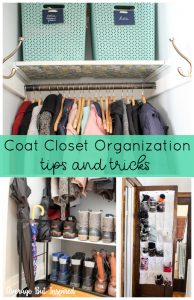 Small Coat Closet Organization Makeover - Average But Inspired