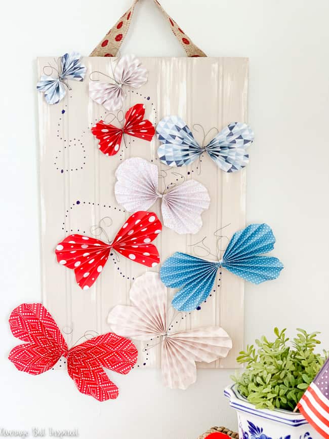 How to Make a Paper Butterfly for Crafts and Decor - Average But Inspired