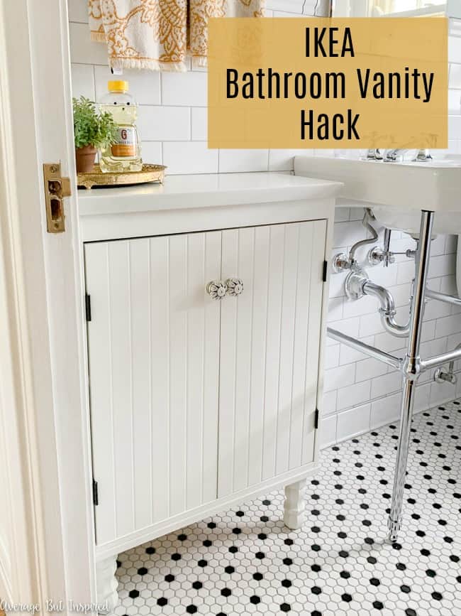 Ikea Bathroom Vanity Silveran For A Shallow Space Average But Inspired - How To Install An Ikea Bathroom Vanity Unit