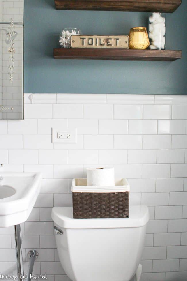 Make sure to have plenty of toilet paper for your guests! Read this post to get the other great tips for making your bathroom ready for guests. It's so easy to create a welcoming space for guests.