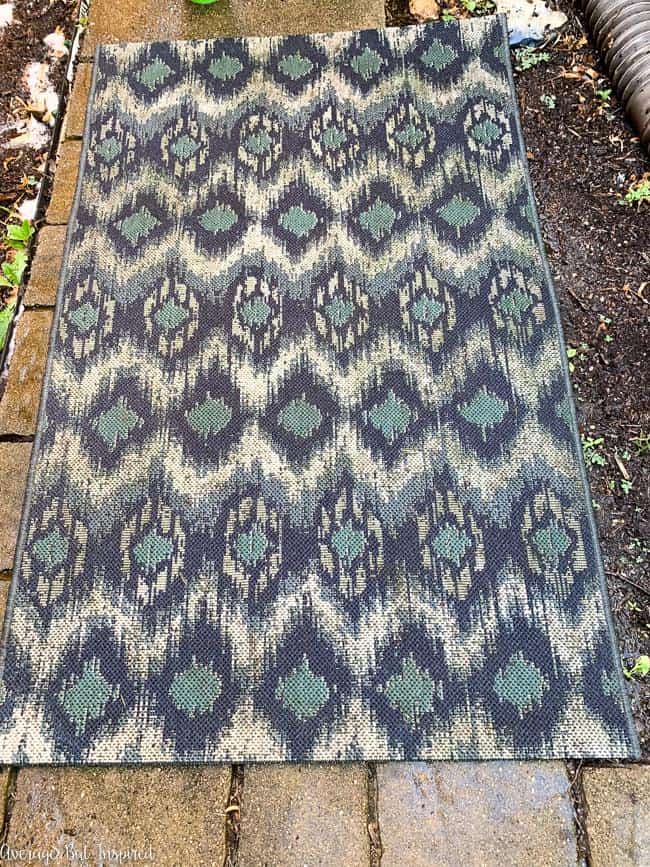 How to Clean an Outdoor Rug (Without Bleach)