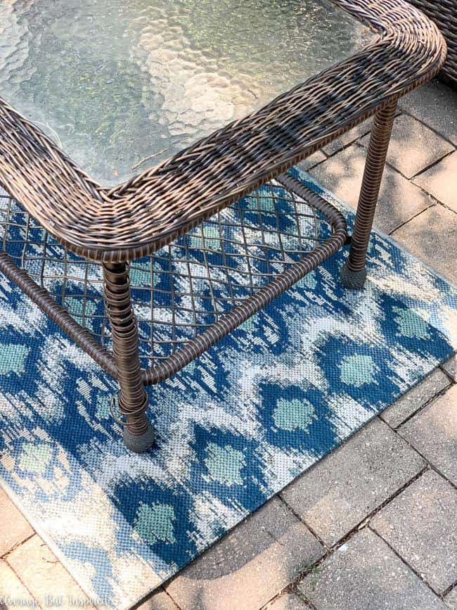 KOZYFLY Contemporary Vacuum Clean Outdoor Rug