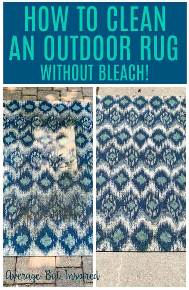 How to Clean an Outdoor Rug (Without Bleach)