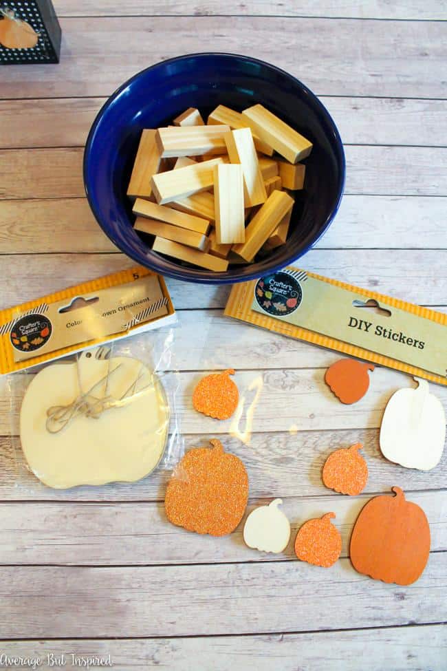 Dollar Tree's fall craft items are adorable! Use them to create a cute fall sign that you'll have out all season.