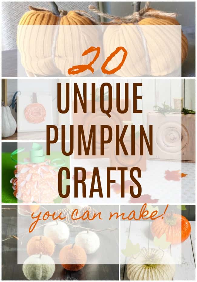 20 Unique Pumpkin Crafts - Average But Inspired