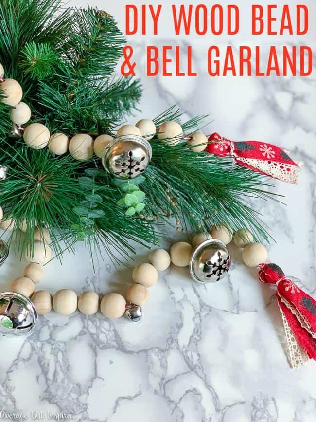 Vintage Style White Wood Bead Garland Christmas Tree Holiday Decoratio -  One Holiday Way