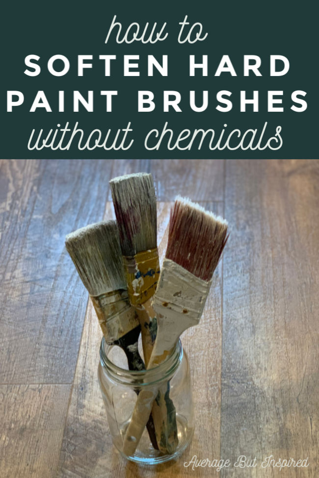 Bleached bristle round paint brush