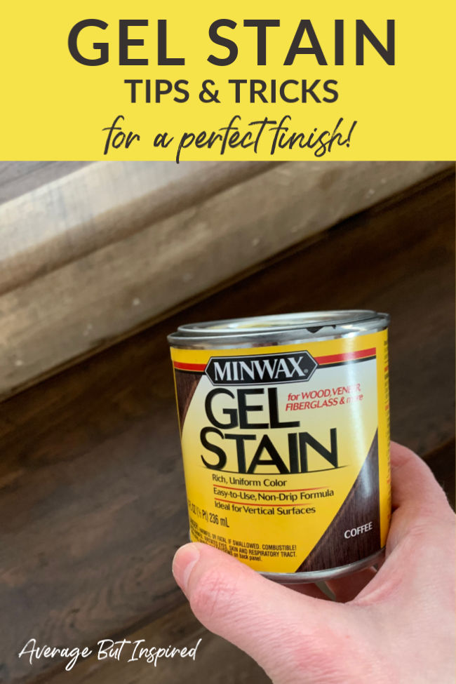 Gel stain is an awesome product for furniture refinishing and for refinishing wood surfaces in the home. It can be tricky to use though! Read this post to learn some helpful gel stain tips and tricks that will help you get the perfect finish on your next project!