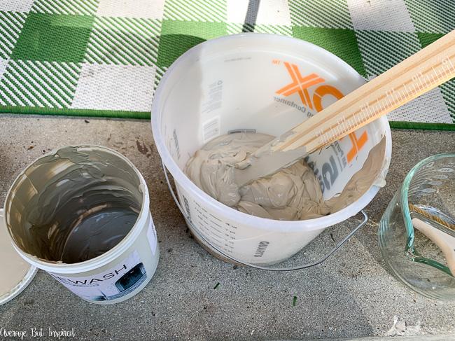 Romabio limewash is perfect for DIY limewashing of exterior stone.