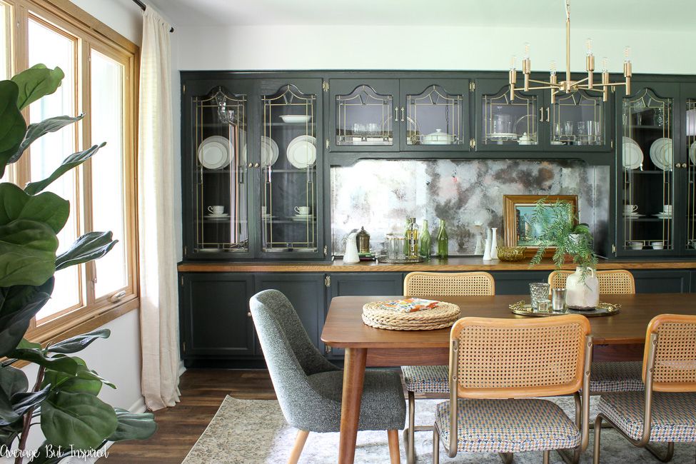 modern dining room vintage apartment