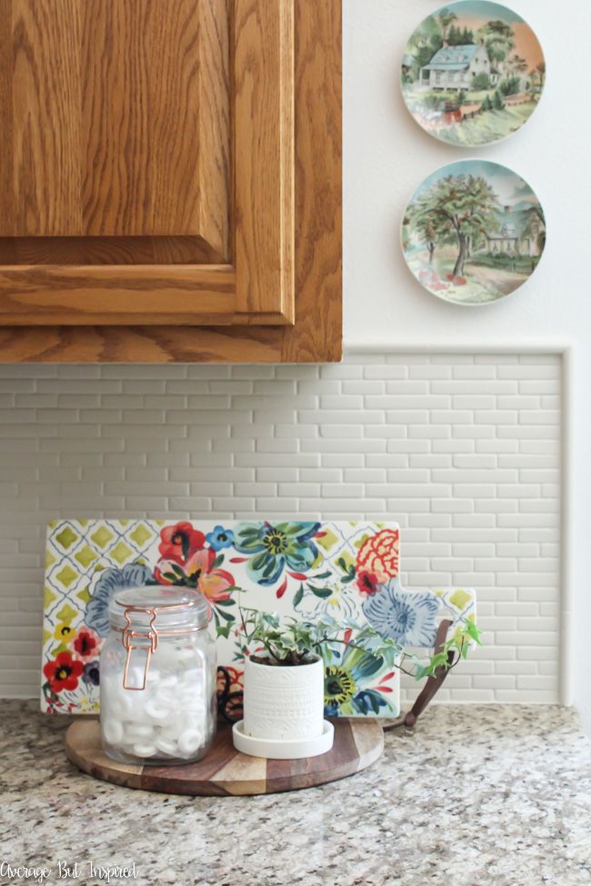 painting over backsplash ceramic tiles