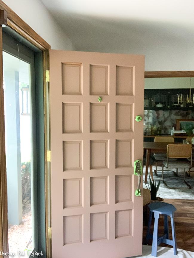 How To Paint a Door to Look Like Wood {7 Shade Options}