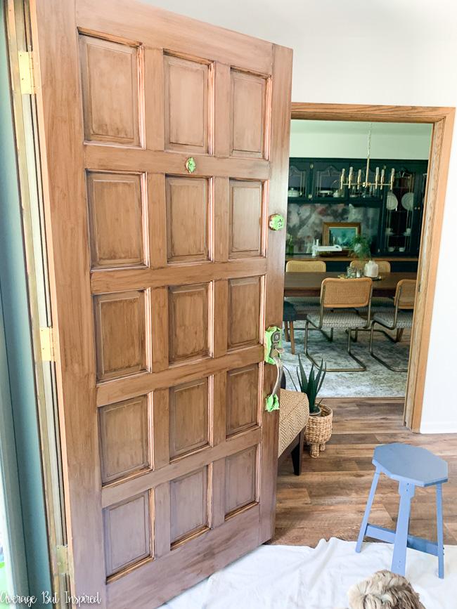 How To Paint A Door Look Like Wood, How Do I Stain My Garage Door To Look Like Wood