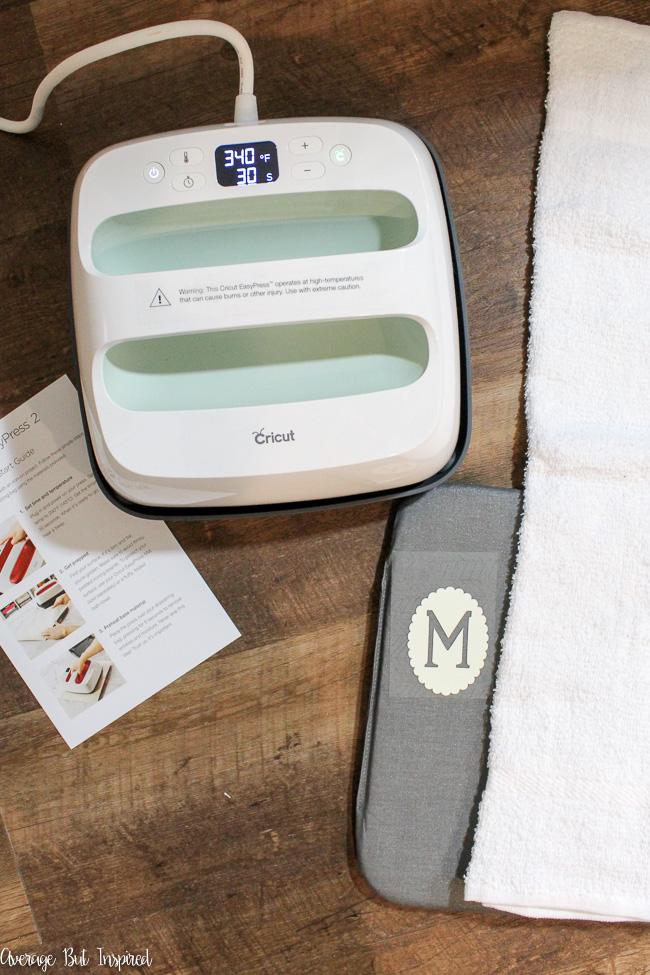 Use the Cricut EasyPress 2 to add vinyl text and artwork to almost any fabric surface!