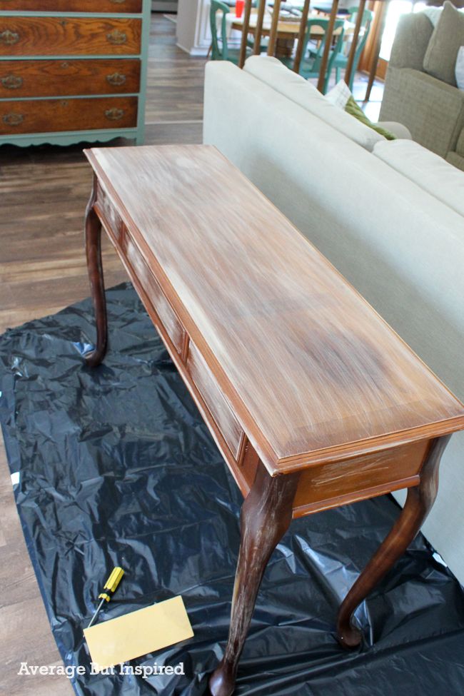 refinishing a cherry dining table