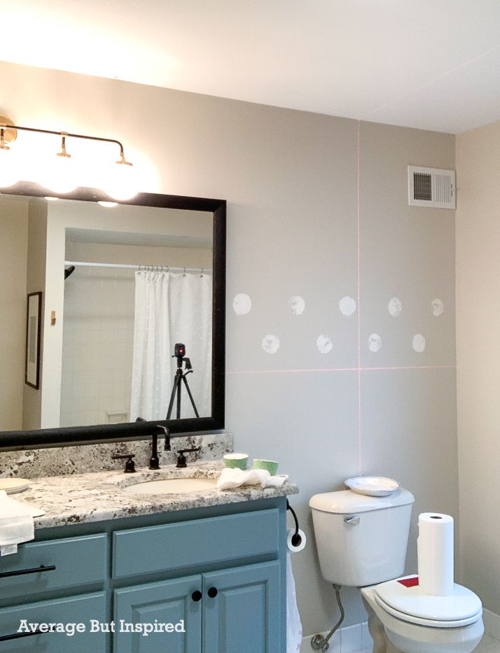 How to paint a polka dots wall