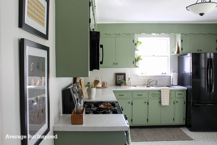 Diy 1950s Kitchen Remodel With Painted
