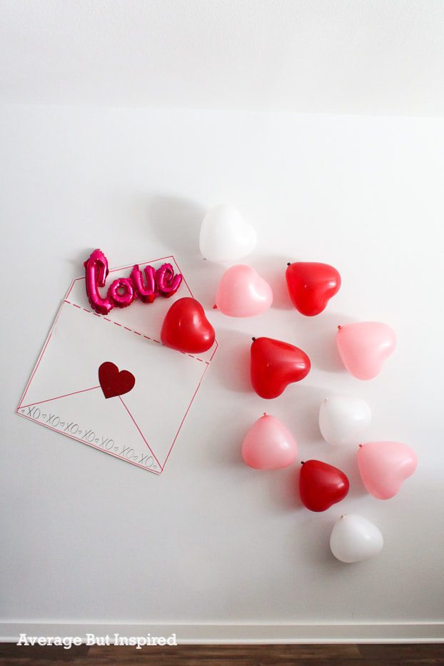  Vintage Valentine Card Garland, double sided photo