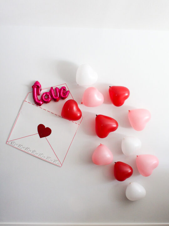 HEARTS 12 x 12 Valentine Valentine's Day Red Pink Heart Love Scrapbook Paper