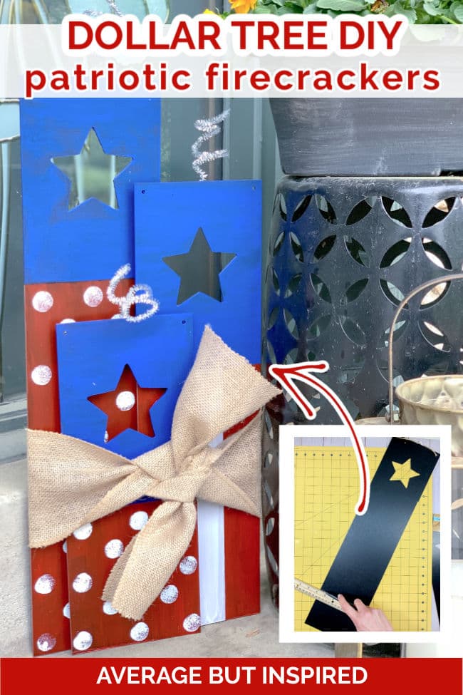 Dollar Tree DIY Fourth of July Decor Firecracker Decorations