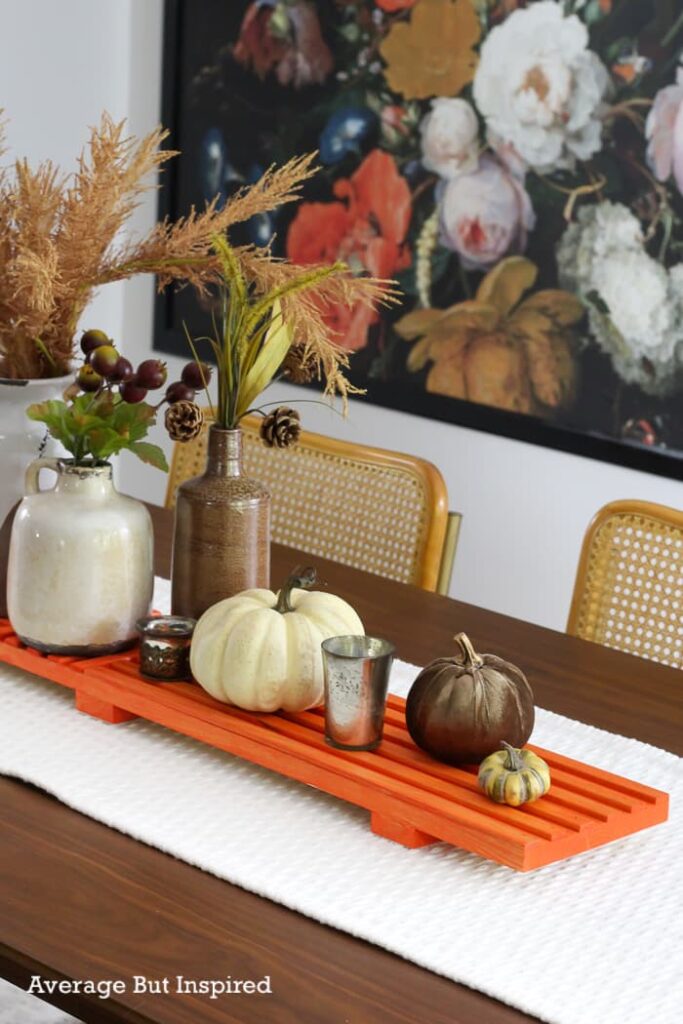 Wood Table Runner DIY Scrap Wood Project Average But Inspired