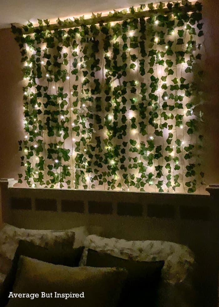 How To Hang Fake Vines Or Greenery Decorations On The Ceiling And Wall -  Designer Steps