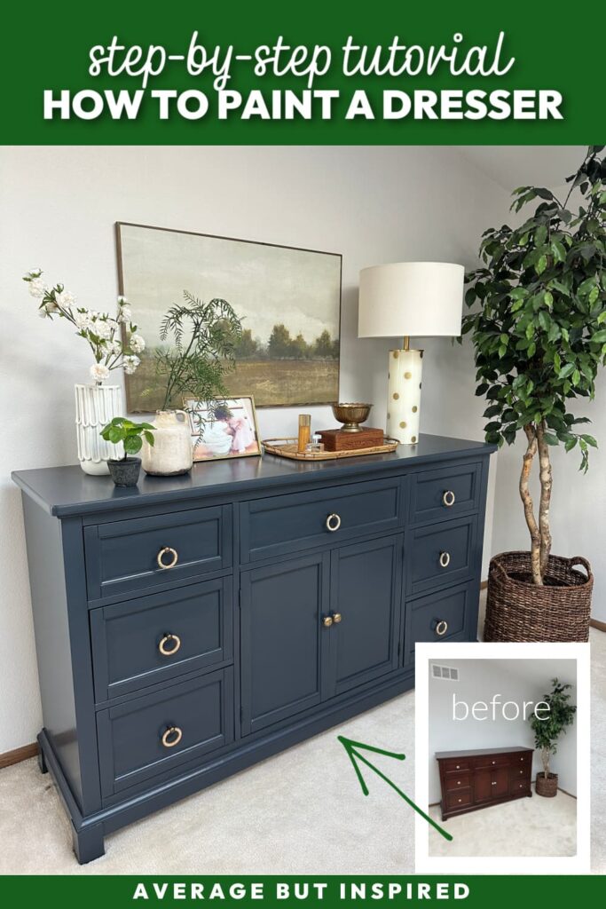 Transform A Dresser With Satin Enamels Paint: A Step-by-step Guide