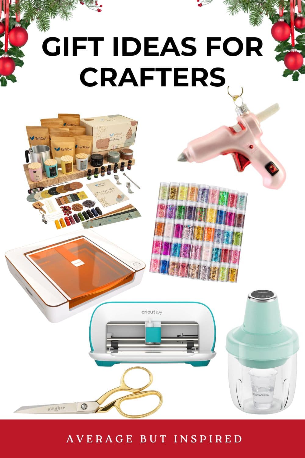 Need a holiday gift idea for your favorite crafter? Look no further! Here you'll find lots of gift ideas for crafters and makers!