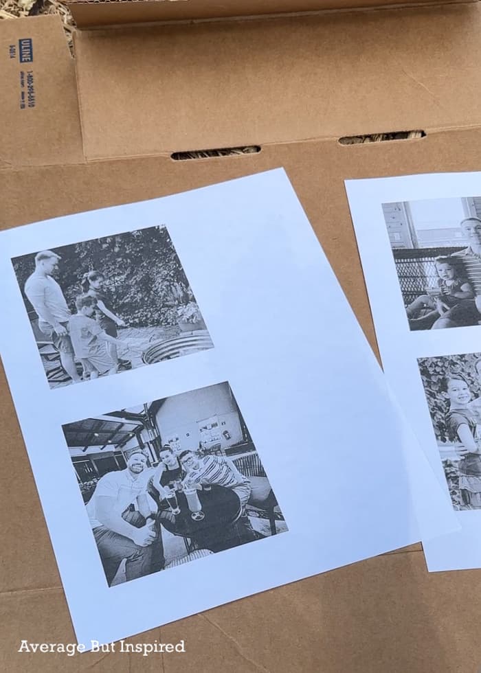 Spray photos printed by an inkjet printer with spray sealer prior to using Mod Podge on them. This prevents the ink from running.