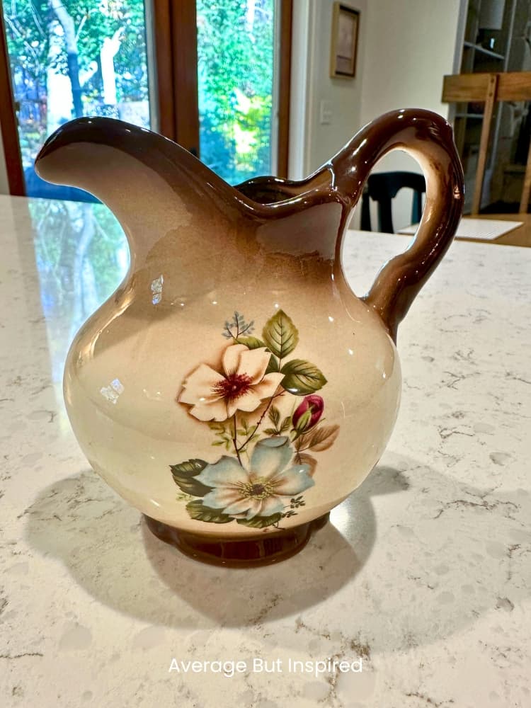 When thrifting items to give as gifts, inspect carefully for quality issues like chips or cracks.